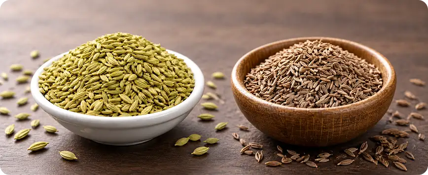 Fennel and Cumin: Kitchen Staples for Gas and Bloating